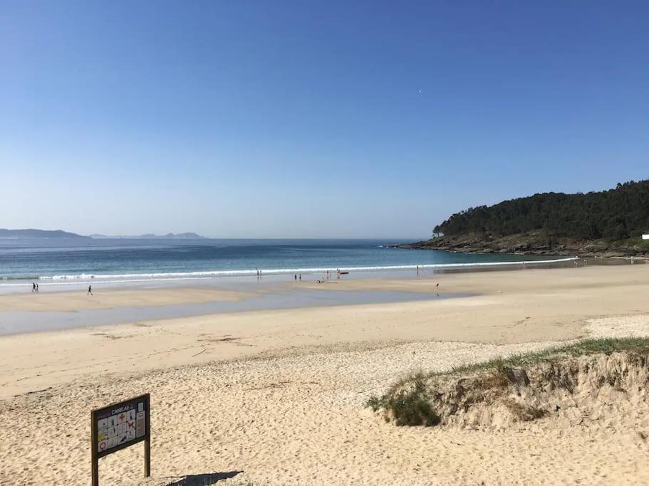 Precioso Apartamento Con Terraza Y Piscina En Portonovo-Sanxenxo Eksteriør bilde