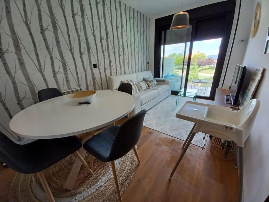 Precioso Apartamento Con Terraza Y Piscina En Portonovo-Sanxenxo Eksteriør bilde