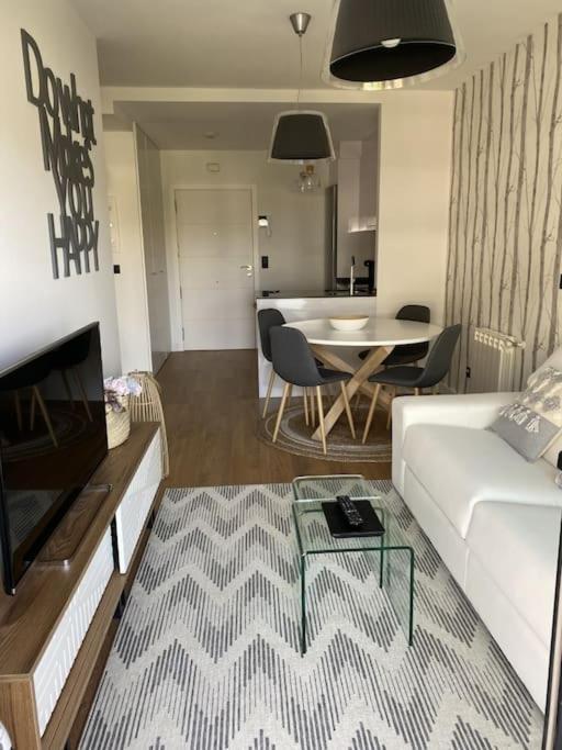 Precioso Apartamento Con Terraza Y Piscina En Portonovo-Sanxenxo Eksteriør bilde