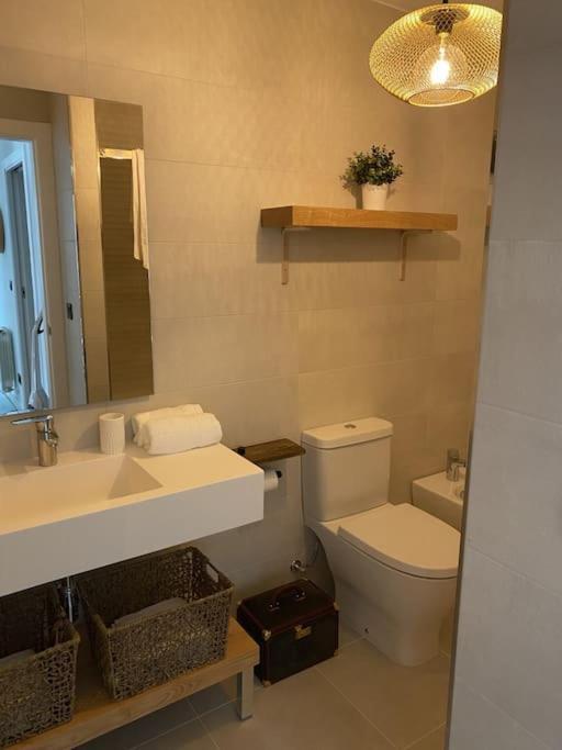 Precioso Apartamento Con Terraza Y Piscina En Portonovo-Sanxenxo Eksteriør bilde
